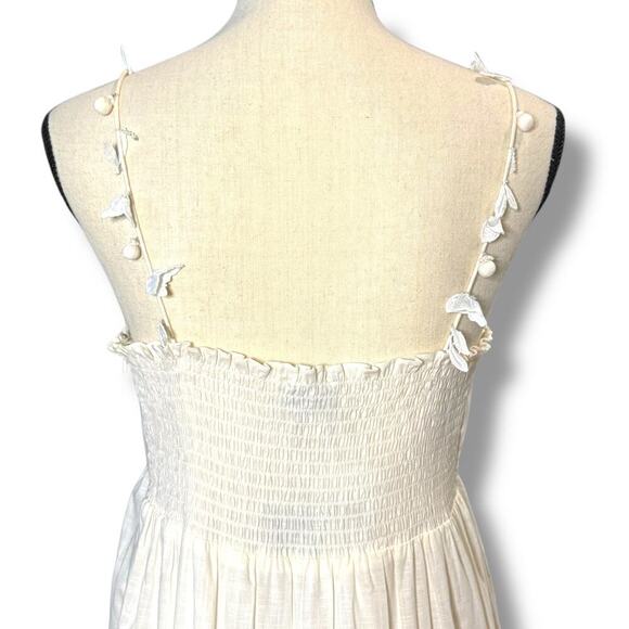 NWT Sachin & Babi Pippa Ivory Lace Tiered Maxi Dress Size 8 Ethereal Fairycore - Picture 15 of 15